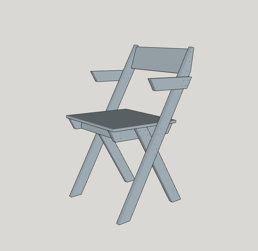 Lugnet chair without armrests