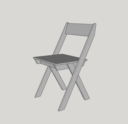 Lugnet chair without armrests